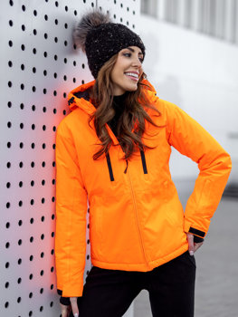 Giubbotto invernale sportivo da donna arancione Bolf HH012