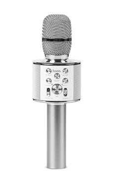 Microfono karaoke bluetooth argentato BK3
