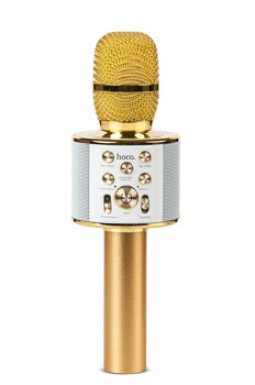 Microfono karaoke bluetooth dorato BK3