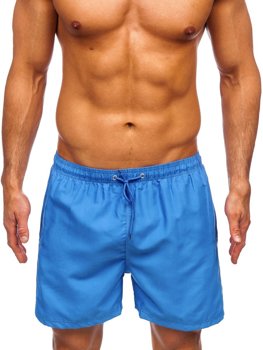Pantaloncini corti di tuta da uomo azzurri Bolf YW07001
