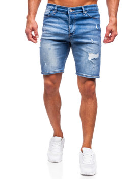 Pantaloncini corti in jeans blu Bolf 0458