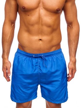 Pantaloncini da bagno da uomo azzurri Bolf YW07002
