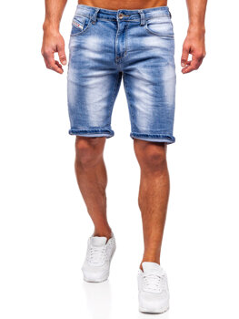 Pantaloncini in jeans da uomo azzurro Bolf NG60360