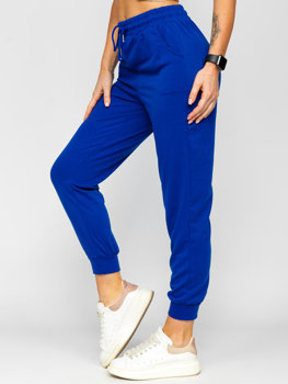 Pantaloni di tuta da donna azzurri Bolf YY27NM
