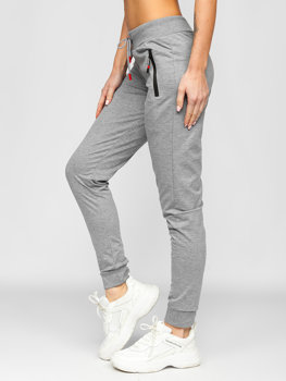 Pantaloni di tuta da donna grigi Bolf JX7725