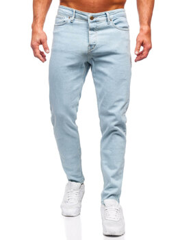 Pantaloni in jeans regular fit da uomo azzurro Bolf 5995