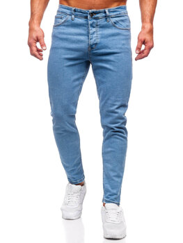 Pantaloni in jeans regular fit da uomo azzurro Bolf 6211