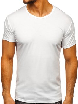 T-shirt liscio da uomo bianco Bolf 2006