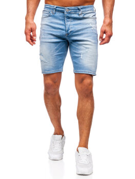 Uomo Pantaloncini in jeans Blu Bolf 0478