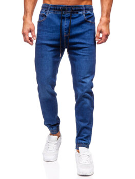 Uomo Pantaloni in jeans jogger blu scuro Bolf 8125