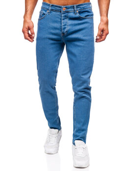 Uomo Pantaloni in jeans slim fit Blu scuro Bolf 6455