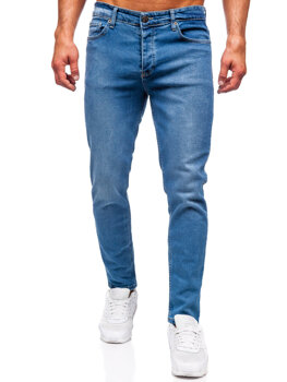 Uomo Pantaloni in jeans slim fit Blu scuro Bolf 6471