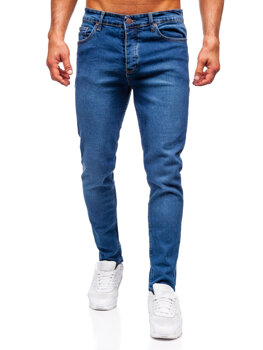 Uomo Pantaloni in jeans slim fit Blu scuro Bolf 6482