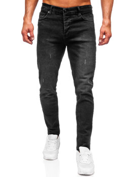 Uomo Pantaloni in jeans slim fit Nero Bolf 6494