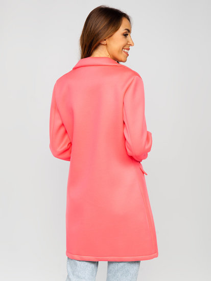 Cappotto corto da donna rosa Bolf 20672