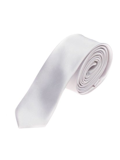 Cravatta elegante da uomo bianco Bolf K001