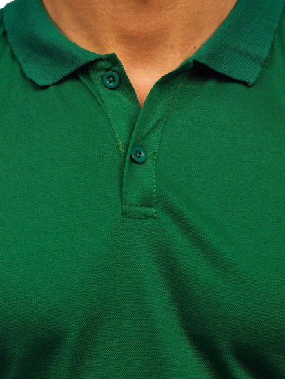 Maglietta polo da uomo verde Bolf GD02