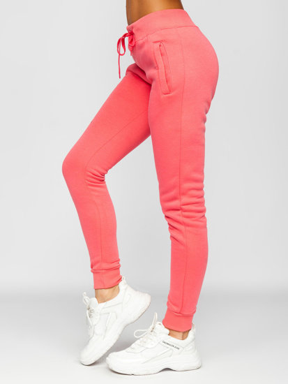 Pantaloni di tuta da donna rosa chiari Bolf CK-01-19