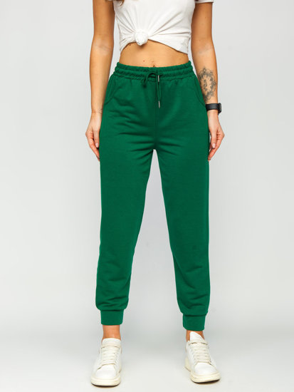 Pantaloni di tuta da donna verdi Bolf YY27NM