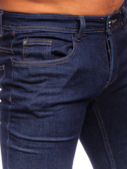 Pantaloni in jeans slim fit da uomo blu Bolf MP003BS