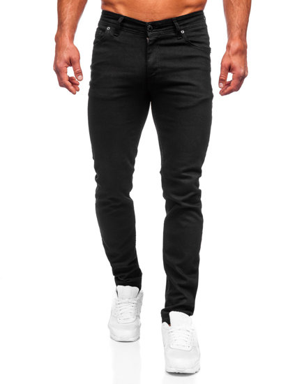 Pantaloni in jeans slim fit da uomo neri Bolf 6525S