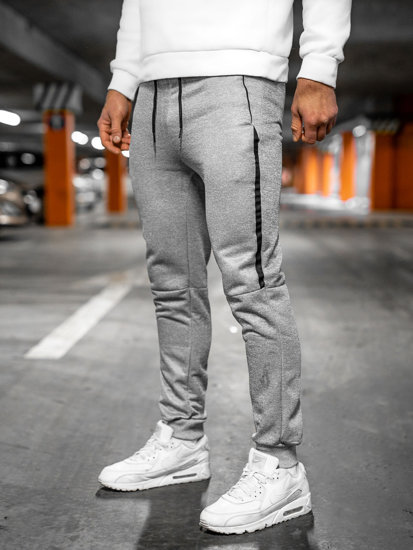 Pantaloni isolati jogger da uomo grigi Bolf 20178