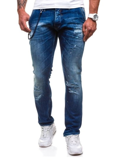 Pantaloni jeans da uomo blu Bolf 4730 (1000)