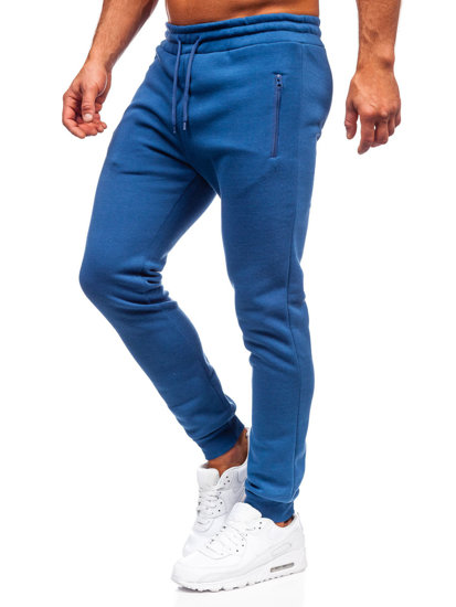Pantaloni jogger da uomo azzurri Bolf 2165