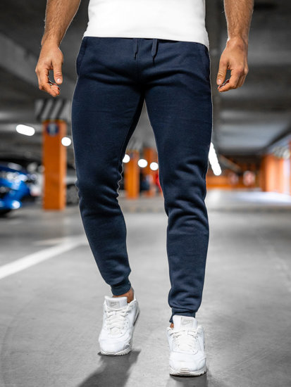 Pantaloni jogger da uomo blu'inchiostro Bolf XW01-A