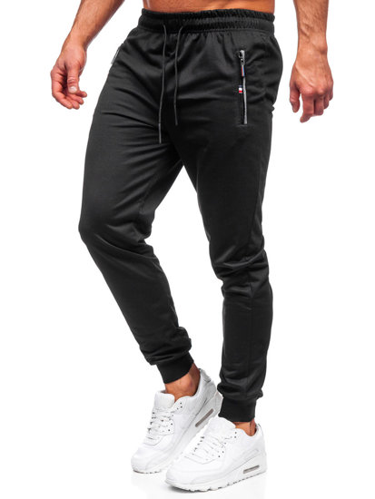 Pantaloni jogger da uomo neri Bolf JX5001