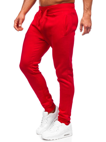 Pantaloni jogger da uomo rosso chiari Bolf XW01