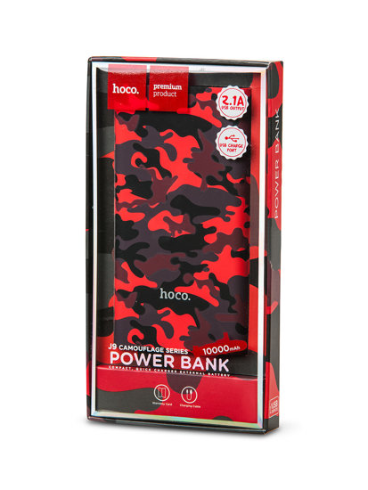 Powerbank rosso 10000mAh J9
