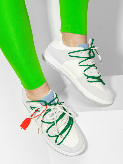 Scarpe sneakers da donna verde Bolf SN1002