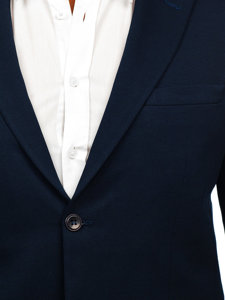 Giacca d'abito elegante da uomo blu Bolf SR2003