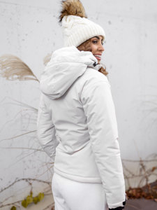 Giubbotto invernale sportivo da donna bianco Bolf HH012