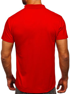 Maglietta polo da uomo rossa Bolf 8T80