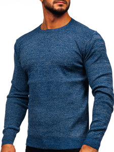Maglione da uomo azzurro Bolf S8307