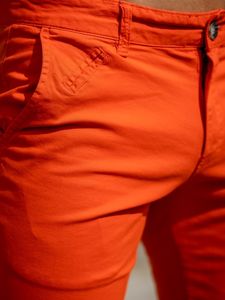 Pantaloncini da uomo rossi Bolf 1142