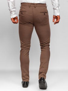 Pantaloni chino da uomo marroni Bolf 5000-3