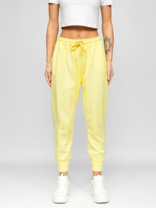 Pantaloni di tuta da donna gialli Bolf 0011