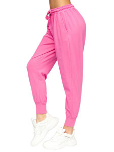 Pantaloni di tuta da donna rosa Bolf 0011