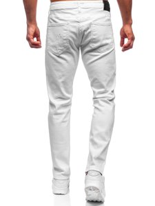 Pantaloni in jeans regular fit da uomo bianchi Bolf 4020-1