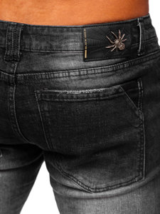 Pantaloni in jeans slim fit da uomo nero Bolf MP0086N