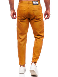 Pantaloni in tessuto da uomo cammello Bolf GT
