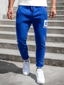 Pantaloni jogger da uomo azzurri Bolf K10001