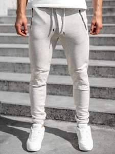 Pantaloni jogger da uomo grigio chiari Bolf 4966