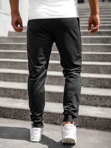 Pantaloni jogger da uomo neri Bolf JX5006