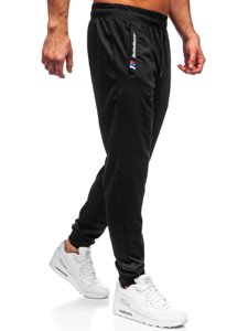 Pantaloni jogger da uomo neri Bolf JX9519