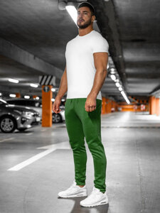 Pantaloni jogger da uomo verdi Bolf XW01