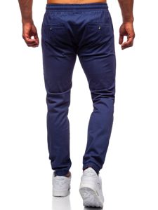 Pantaloni tipo jogger da uomo azzurri Bolf 1145